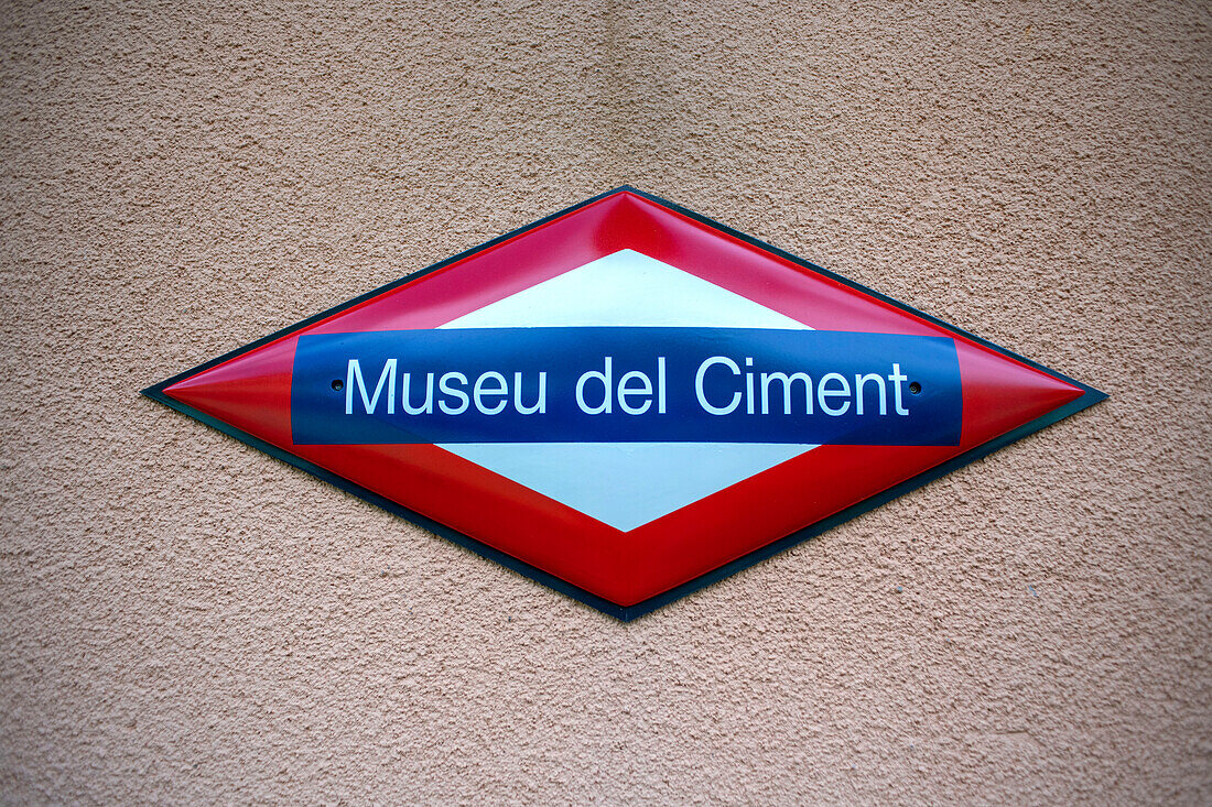 Tren del Ciment, im Bahnhof Clot del Moro, Castellar de n'hug, Berguedà, Katalonien, Spanien