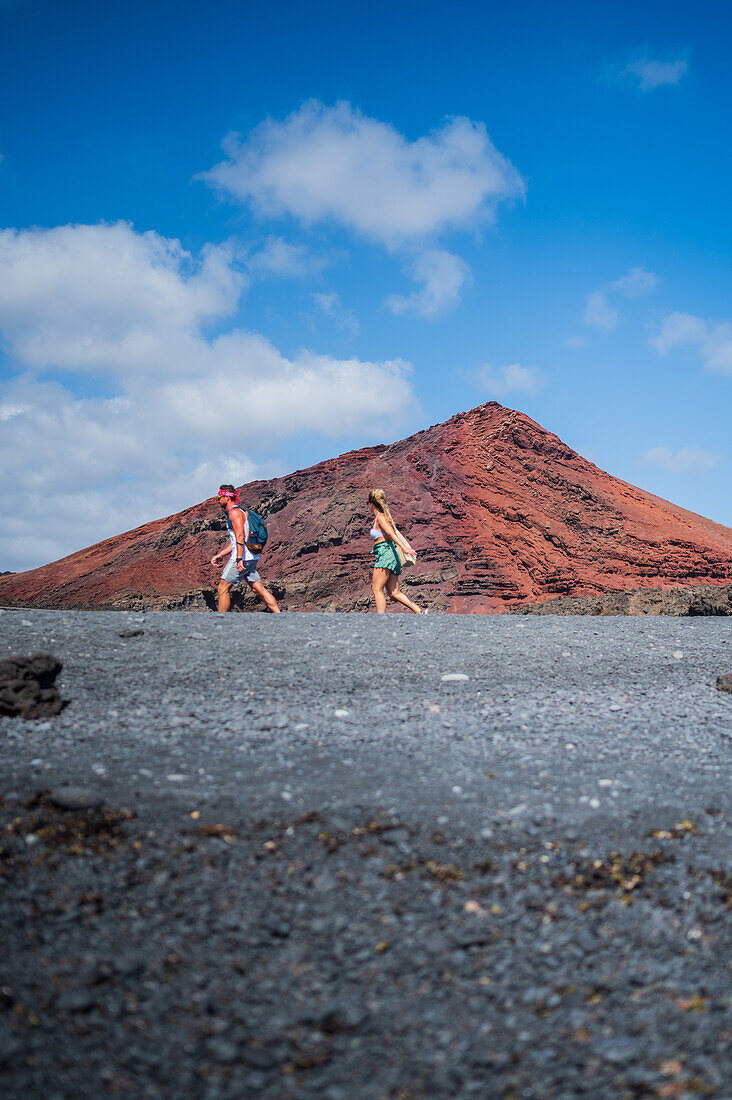 Bermeja Volcano in Lanzarote, Canary Islands, Spain