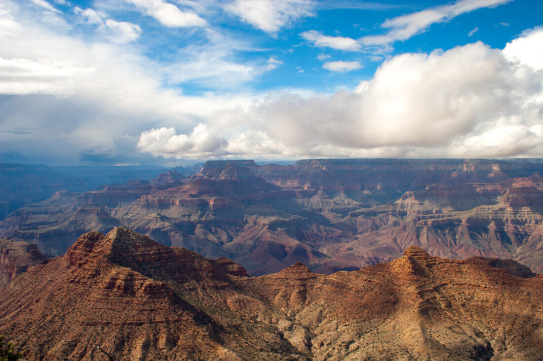 Blick vom South Rim im Grand Canyon National Park, Arizona