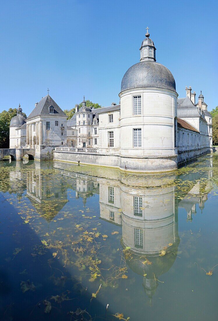 Frankreich, Yonne, das Schloss von Tanlay, Luftaufnahme