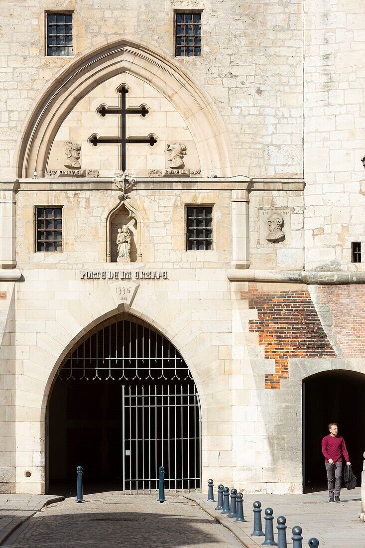 France, Meurthe et Moselle, Nancy, the 14th century Craffe gate dating from medieval times