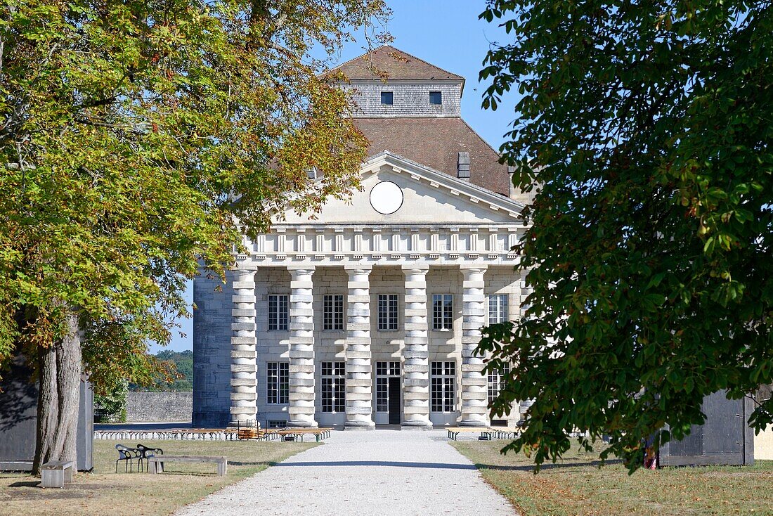 Frankreich, Doubs, Arc et Senans, königliche Salinen von Arc et Senans, von der UNESCO zum Weltkulturerbe erklärt