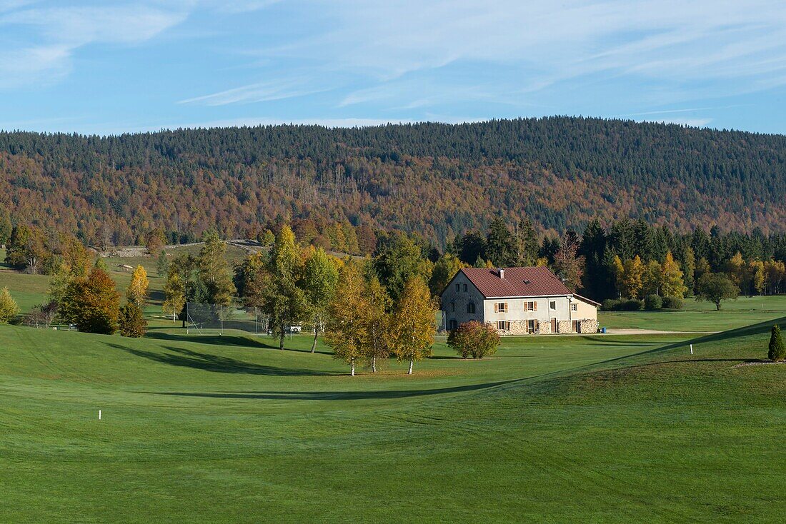 France, Jura, les Rousses, the golf