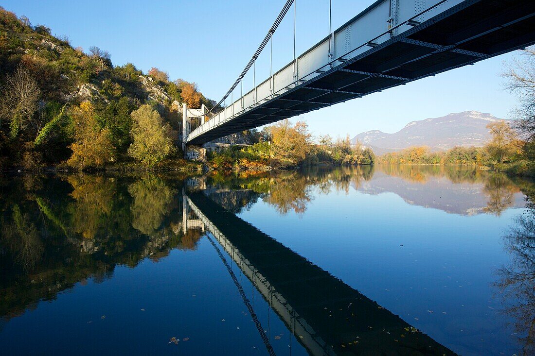 Frankreich, Savoyen, Yenne, die Vieux Rhone