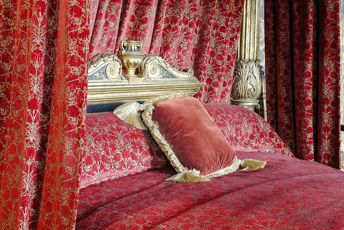France, Loir et Cher, Loire Valley listed as World Heritage by UNESCO, Royal castle of Blois, the bedroom of King Henri III