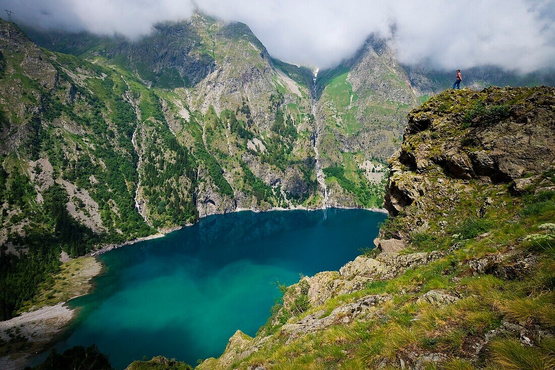 France, Isere, Le Bourg-d'Oisans, Lauvitel lake