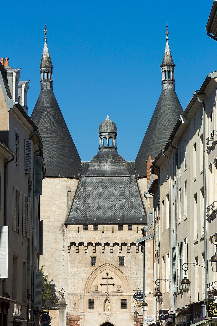 Frankreich, Meurthe et Moselle, Nancy, das mittelalterliche Craffe-Tor aus dem 14. Jahrhundert an der Grande rue (Große Straße)