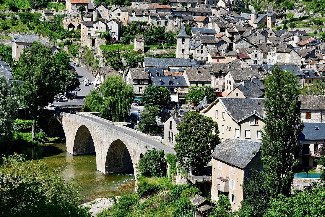 France, Lozere, Gorges du Tarn, Sainte Enimie