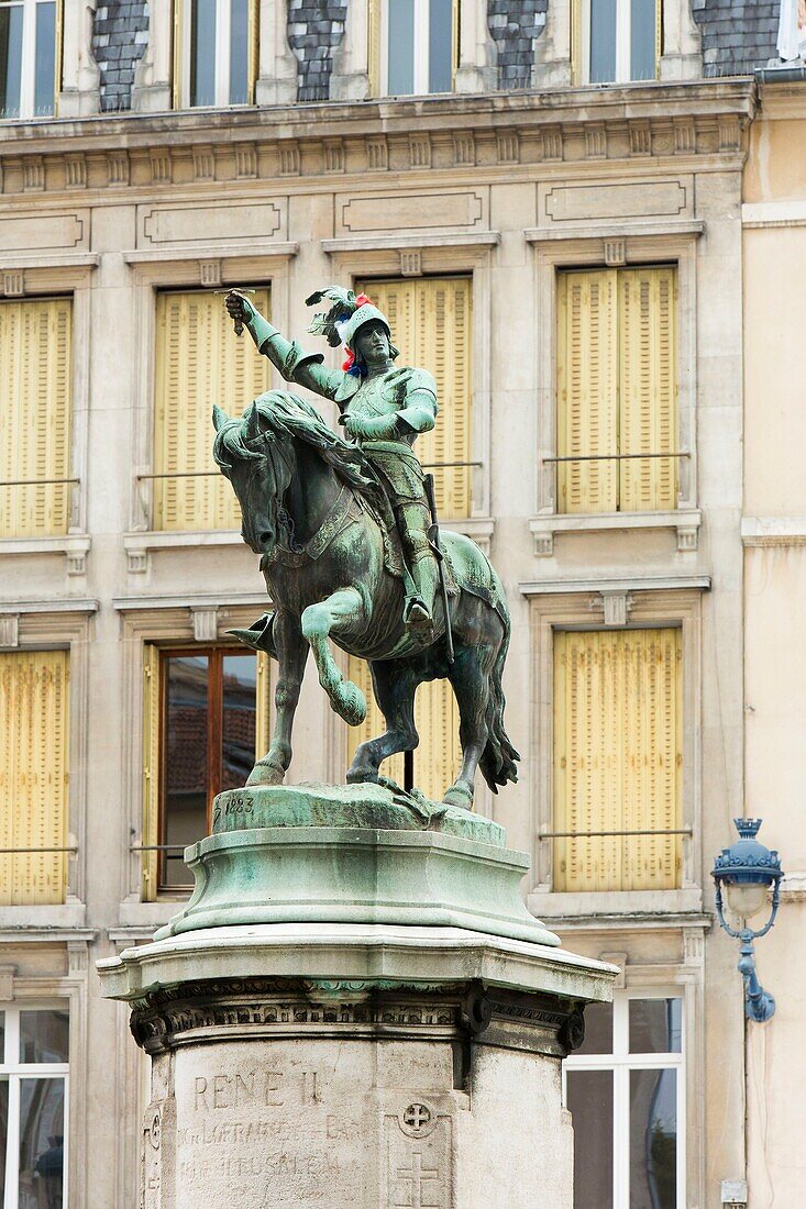 Frankreich, Meurthe et Moselle, Nancy, Äquidian-Statue von Rene dem Zweiten Herzog von Lothringen