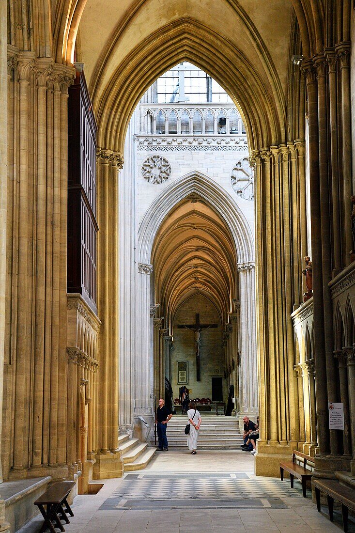 France, Calvados, Bayeux, Notre-Dame cathedral, dated 11th to 15th century