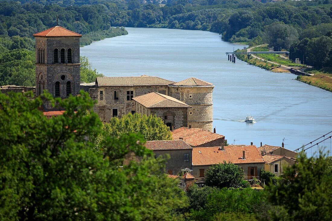 France, Ardeche, La Voulte sur Rhone, The Rhone