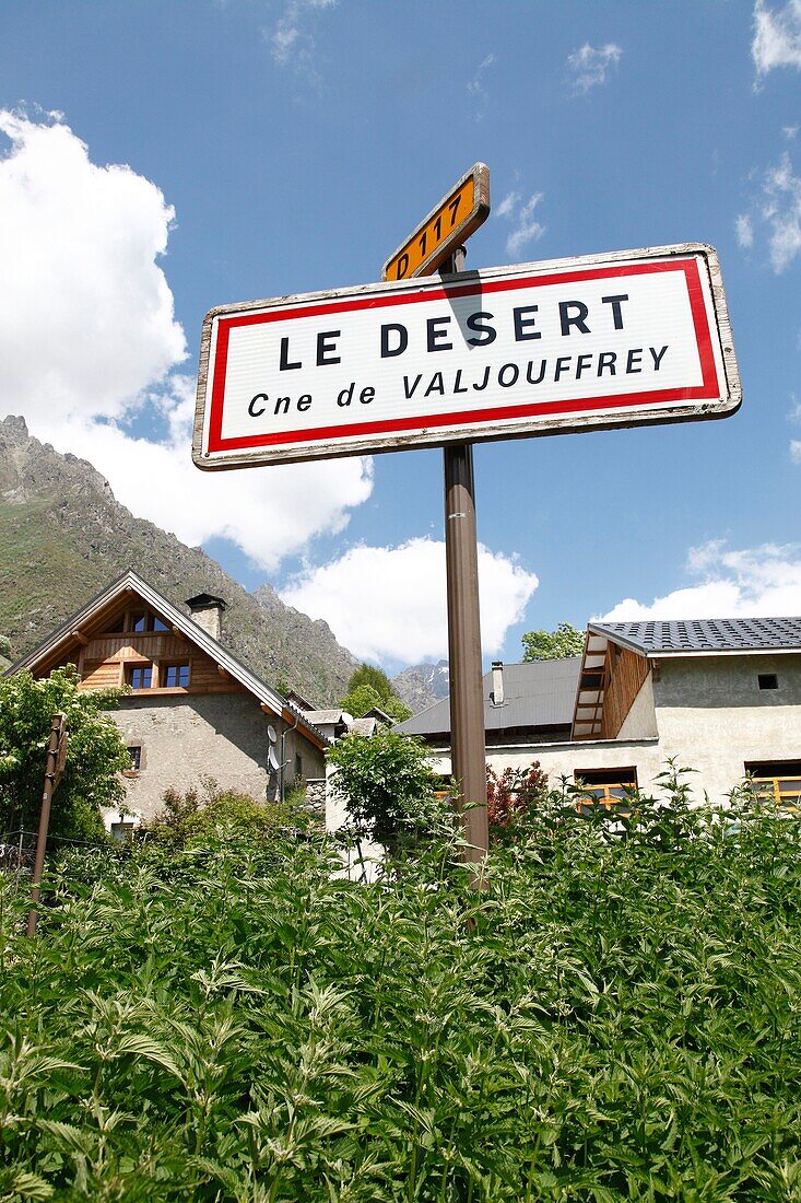 France, Isere, Ecrins National Park, Le Desert small village