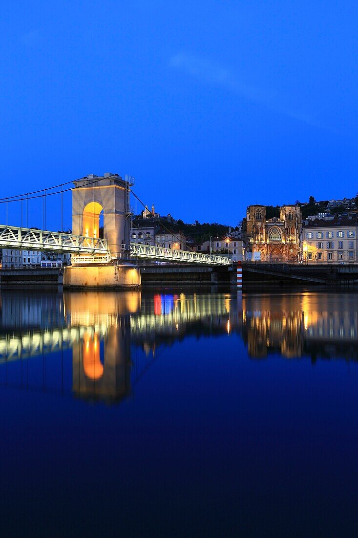 Frankreich, Isere, Vienne und die Rhône