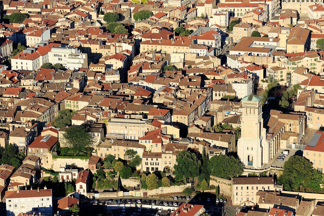 Frankreich, Drome, Valence (Luftaufnahme)