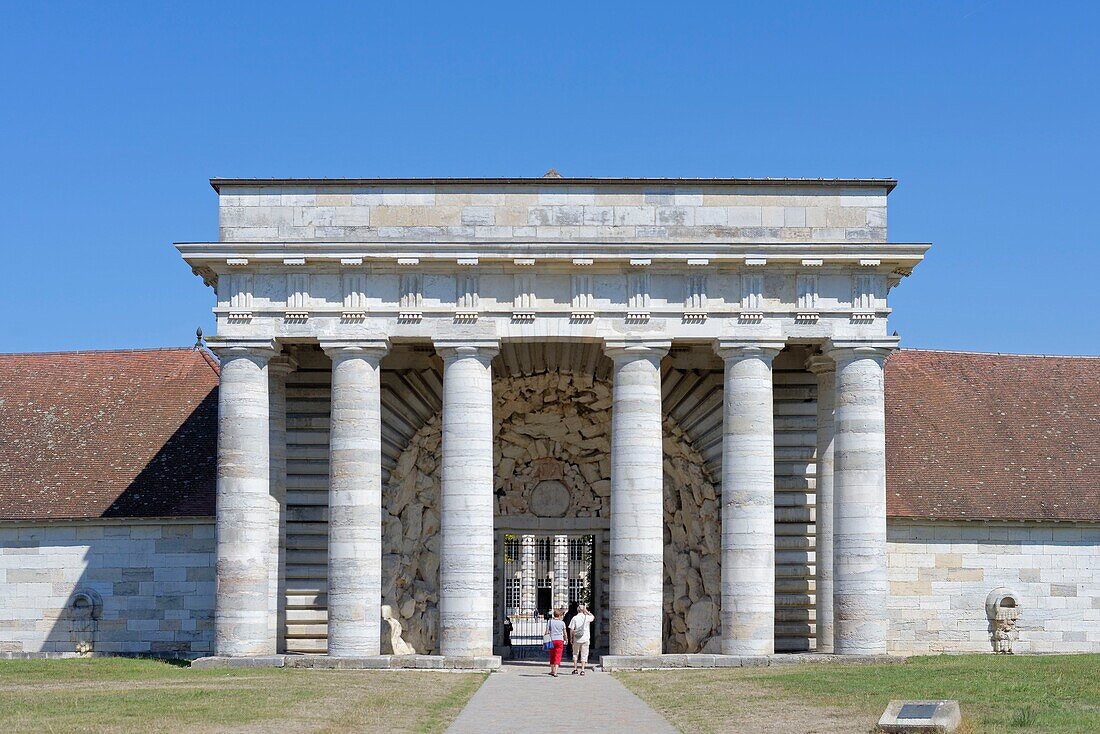 Frankreich, Doubs, Arc et Senans, königliche Salinen von Arc et Senans, von der UNESCO zum Weltkulturerbe erklärt