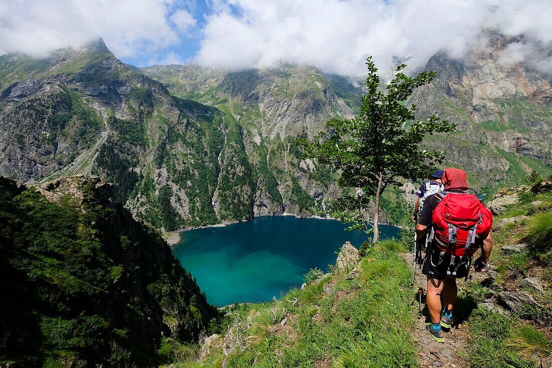 Frankreich, Isere, Le Bourg-d'Oisans, Lauvitel See