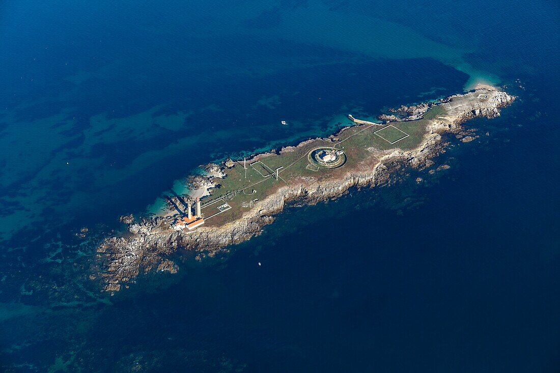 Frankreich, Vendee, Insel Pilier (Luftaufnahme)