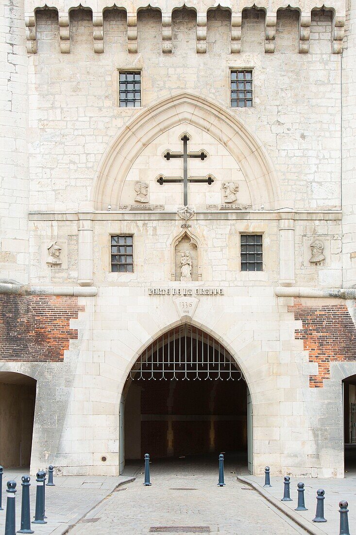 France, Meurthe et Moselle, Nancy, the 14th century Craffe gate dating from medieval times