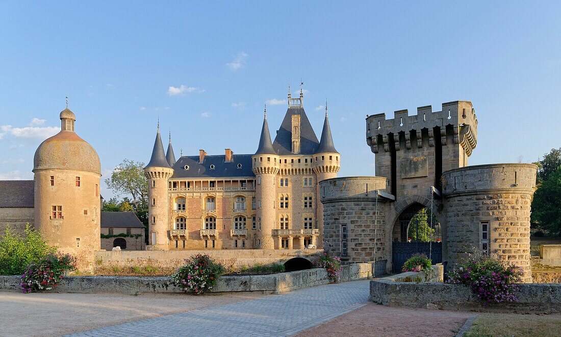 France, Saone et Loire, La Clayette, the castle