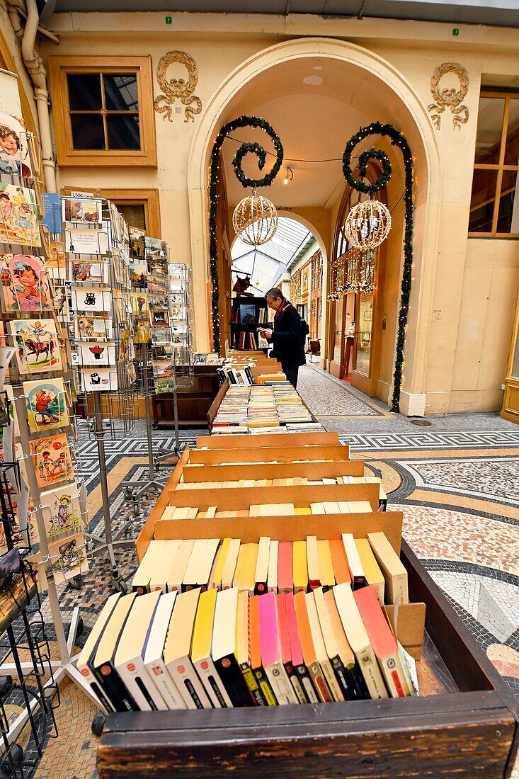France, Paris, Galerie Vivienne, Francois Jousseaume's Librairie Ancienne bookstore