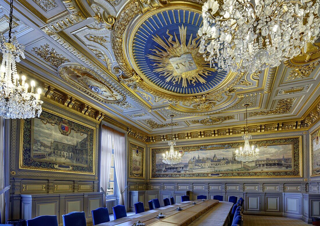 France, Paris, Ile de la Cité, Palace of Justice, Court of Cassation, the Chamber of the Council