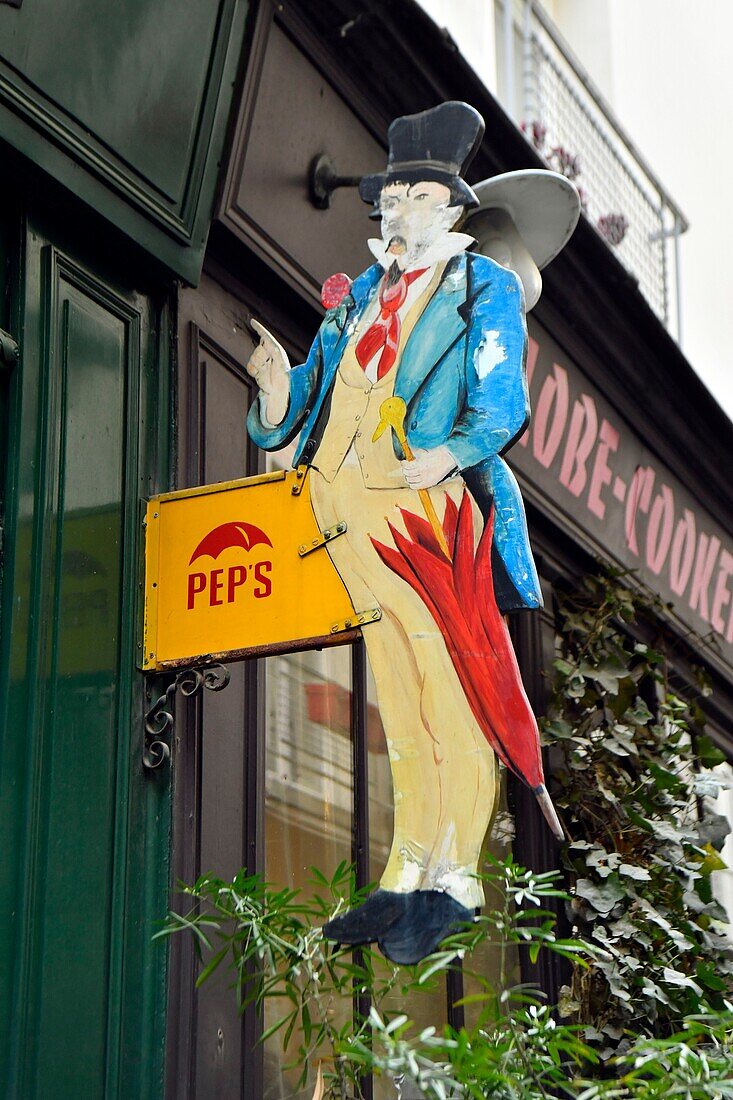 France, Paris, Sentier District, Pep's Worshop in Passage de l'Ancre, umbrella restorer