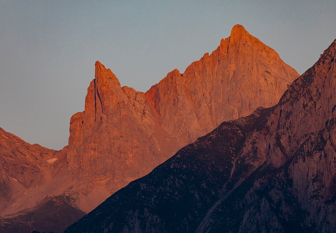 France, Pyrenees-Atlantiques, Lescun, Ansabere peaks, Aspe valley