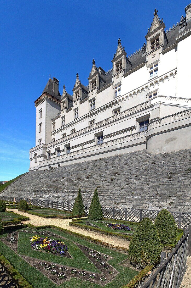 France, Pyrenees Atlantiques, Bearn, Pau, 14th century castle, place of birth of king Henry IV