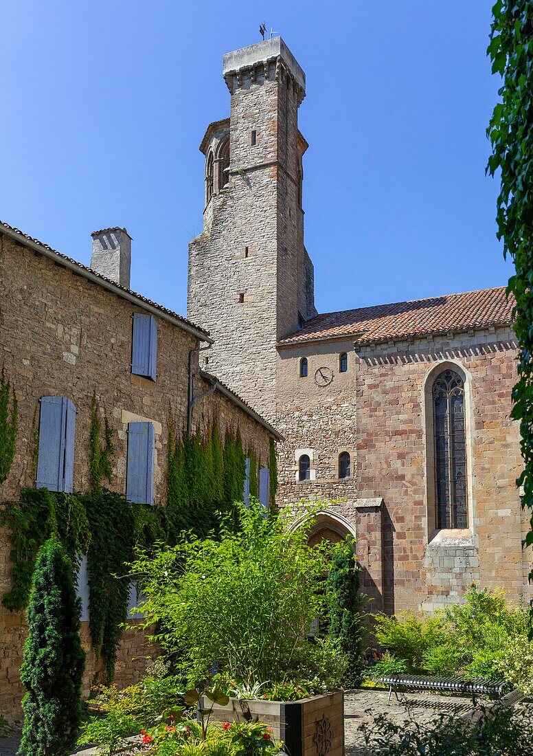 France, Tarn, Cordes sur Ciel, Saint Michel Church 13th, 14th, 15th centuries