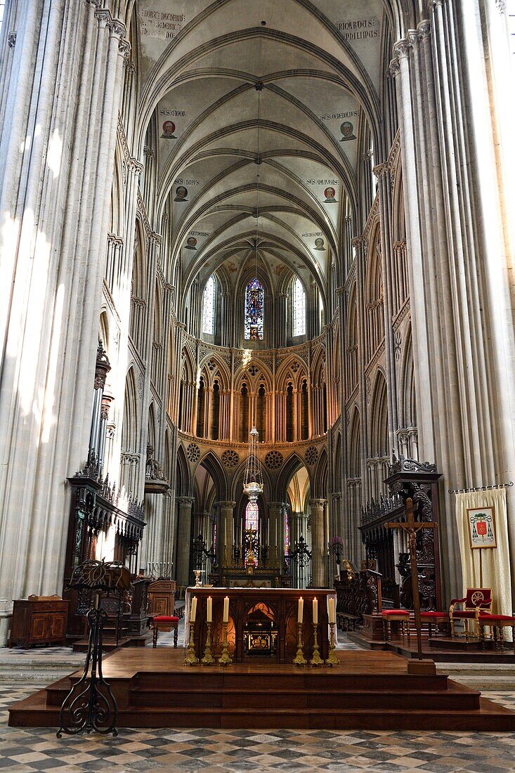 Frankreich, Calvados, Bayeux, Kathedrale Notre-Dame, 11. bis 15. Jahrhundert