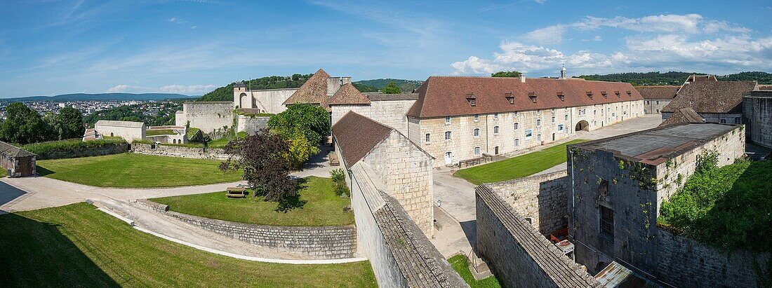 Frankreich, Doubs, Besancon, die Vauban-Zitadelle in Panoramalage, Unesco-Welterbe