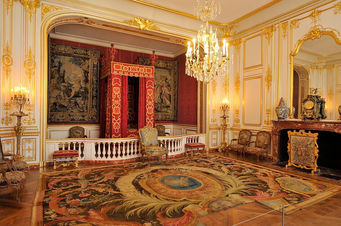 Frankreich, Loir et Cher, Tal der Loire, das von der UNESCO zum Weltkulturerbe erklärt wurde, Chambord, das Königsschloss, Parade-Wohnung