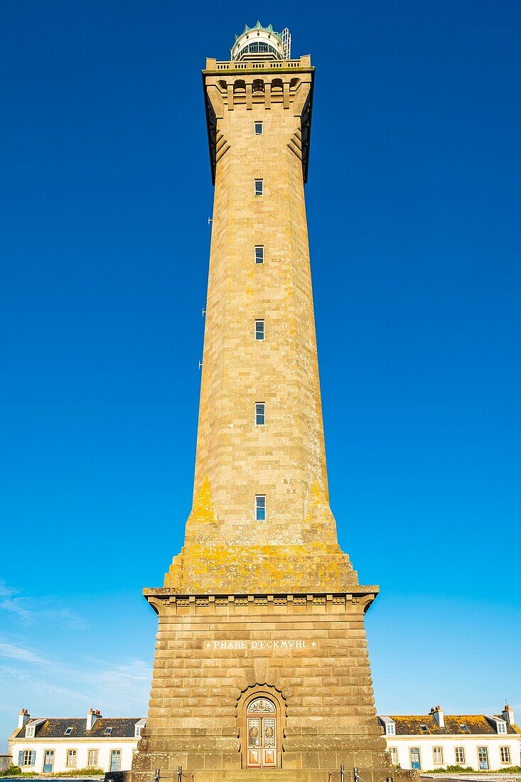 France, Finistere, Penmarc'h, Pointe de Penmarc'h, Eckmuhl lighthouse