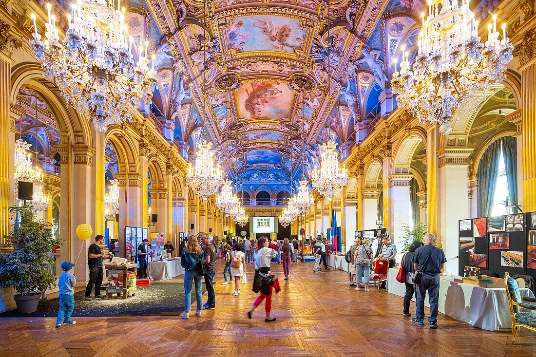 France, Paris, the Paris City Hall, the village hall during the Heritage Days