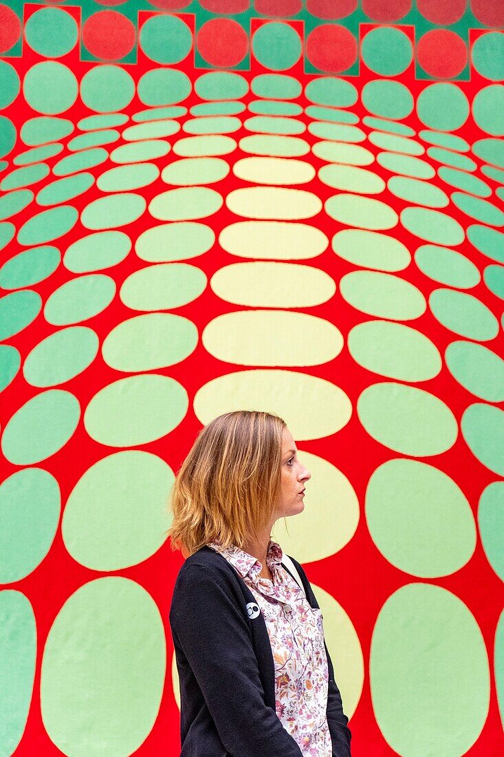 France, Bouches du Rhone, Aix en Provence, Vasarely fondation