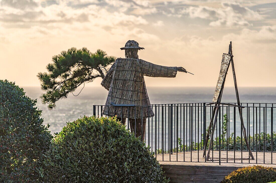 Frankreich, Seine Maritime, Etretat, Garten von Etretat