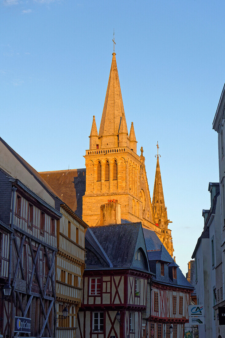 Frankreich, Morbihan, Golf von Morbihan, Vannes, Kathedrale Saint-Pierre