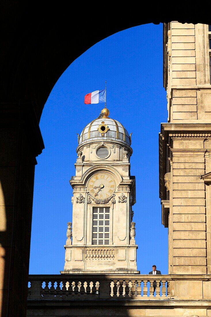 France, Rhône, Lyon, 1st arrondissement, Les Terreaux district, Place de la Comédie, Town Hall