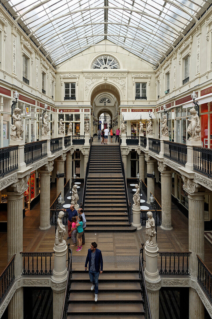 France, Loire Atlantique, Nantes, the passage Pommeraye, shopping mall