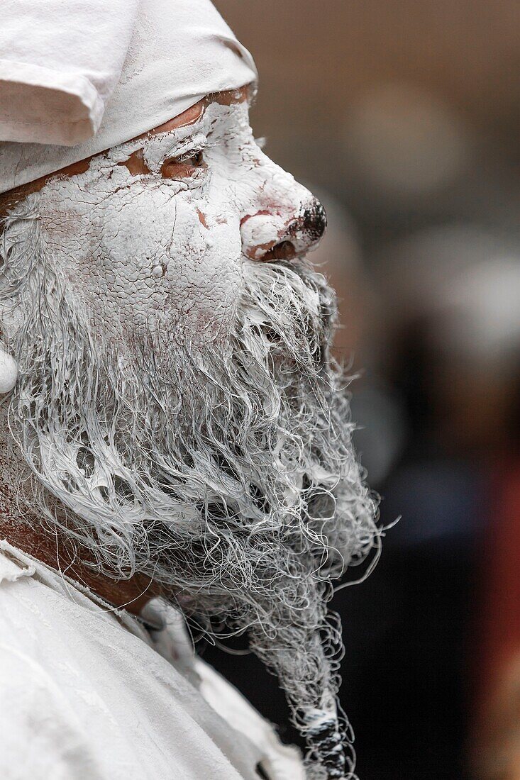 Frankreich, Pyrenees Orientales, Prats-de-Mollo, Lebensszene während des Bärenfestes beim Karneval