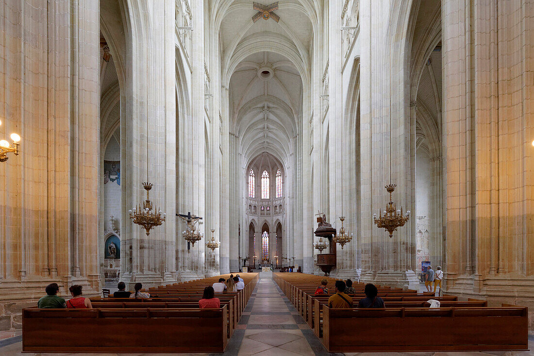 Frankreich, Loire Atlantique, Nantes, Kathedrale St. Peter und St. Paul