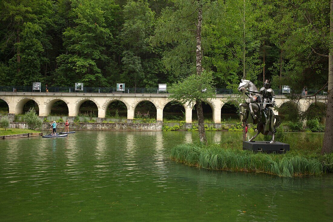 France, Hautes Alpes (05) Briançon, municipal park of Schappe