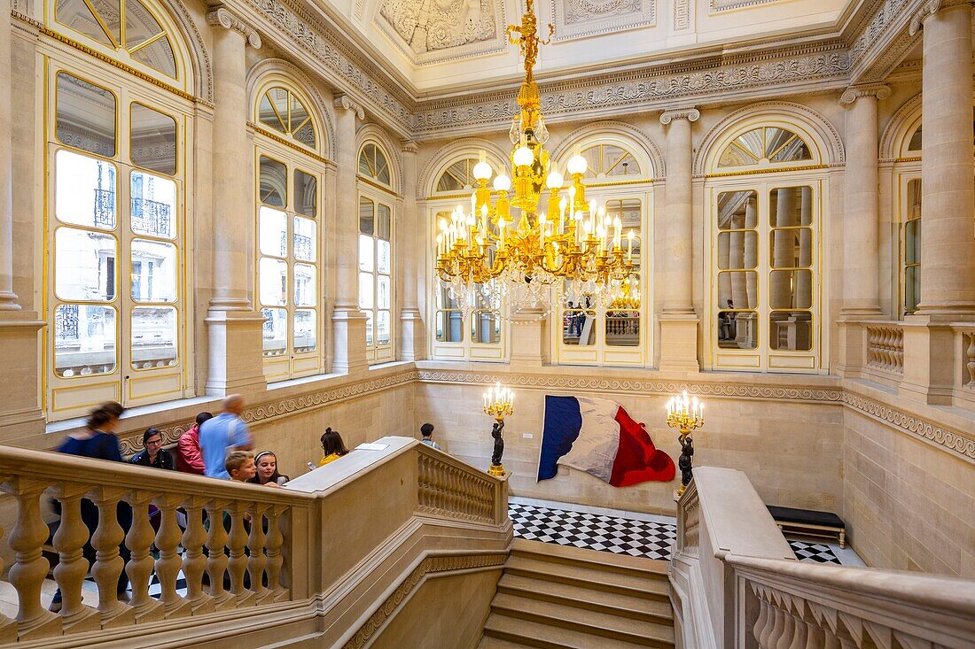 Frankreich, Paris, Palais Royal, der Verfassungsrat, die große Ehrentreppe