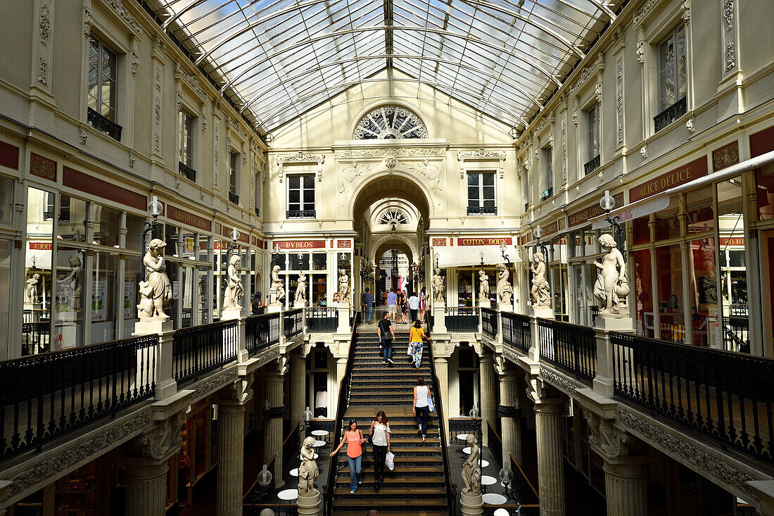 France, Loire Atlantique, Nantes, the passage Pommeraye, shopping mall