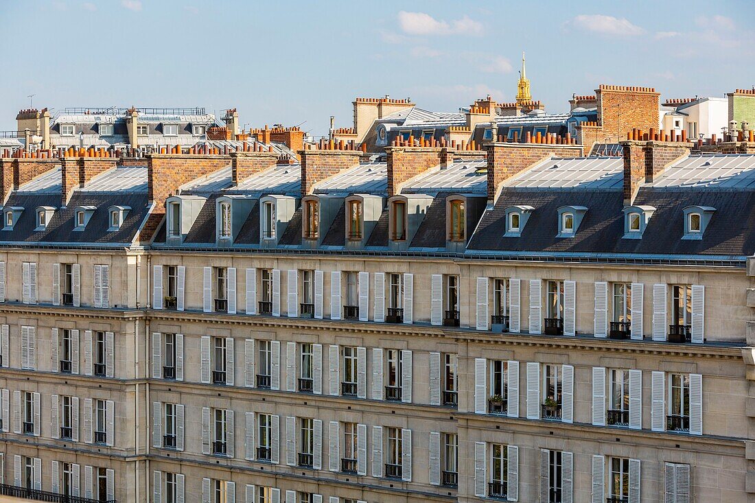 France, Paris, Haussmann buildings