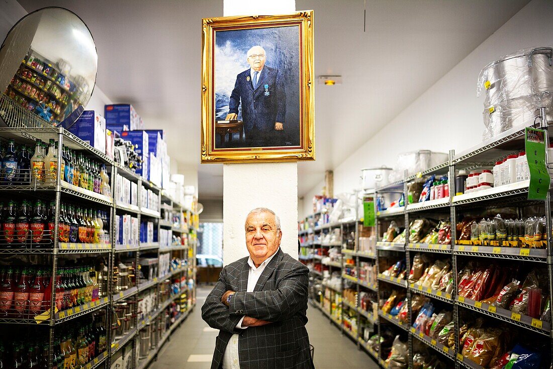 France, Rhone, Lyon, Bahadourian grocery store, Armand Bahadourian