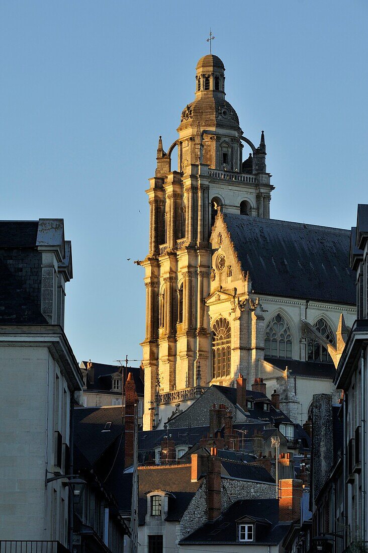 Frankreich, Loir et Cher, Tal der Loire, von der UNESCO zum Weltkulturerbe erklärt, Blois, Kathedrale Saint Louis