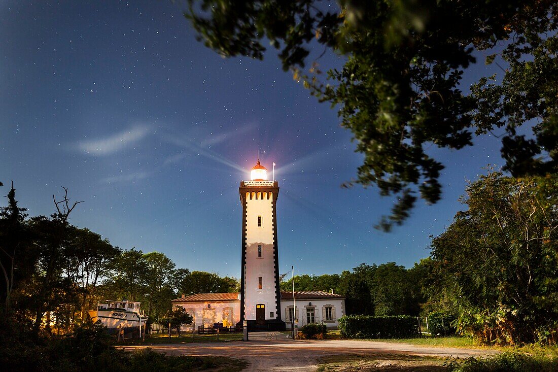 France, Gironde, Le Verdon sur Mer, Grave cape, The Grave lighthouse, listed as Historical monument