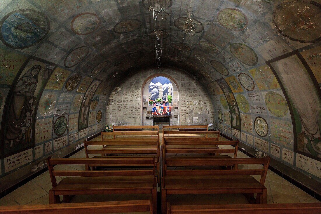 France, Herault, Sete, Mont Saint Clair, Chapel of Our Lady of La Salette