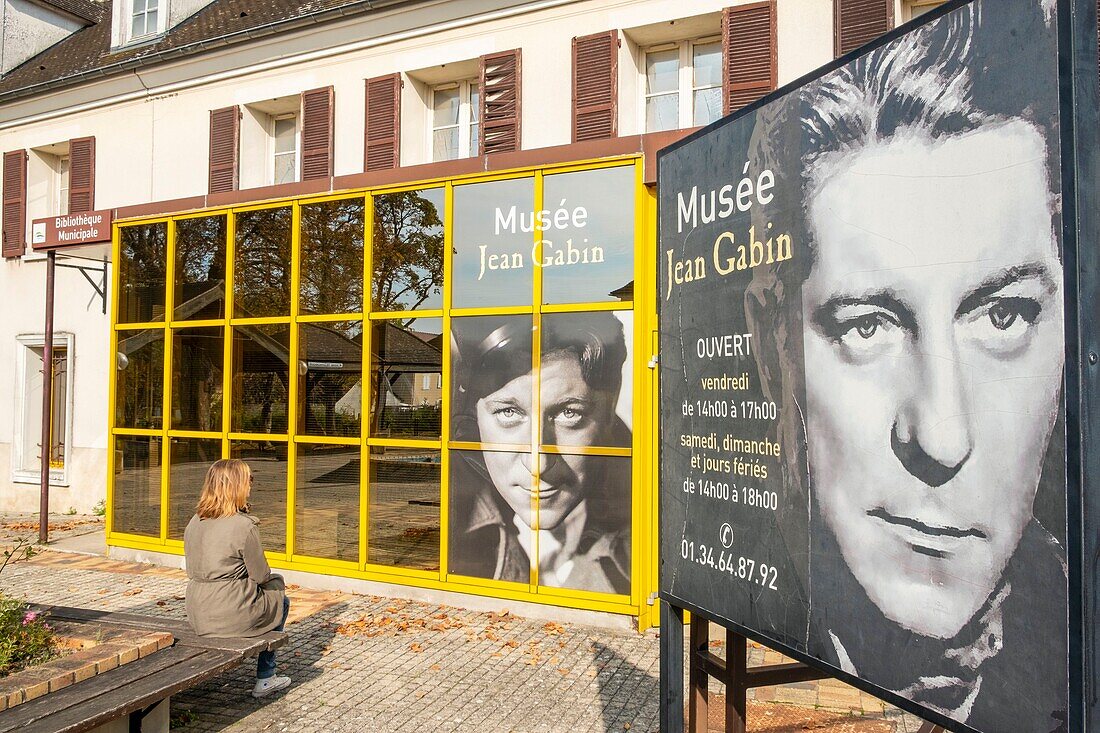 France, Val d'Oise, Meriel, the Jean Gabin Museum